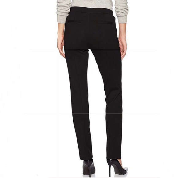Rafaella NWT Black Ponte Slim Leg Fit Pants 20 - Picture 2 of 5